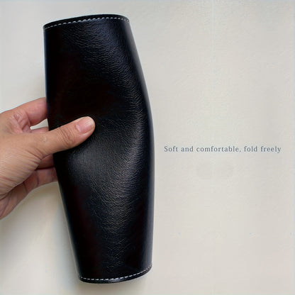 1pc Personalized Faux Leather Mouse Pad with Custom Text - Elegant Name/Letter Design, Wrist Support, Ideal for Office & Gaming, Perfect Gift for Valentine'S Day, Christmas, Anniversaries, Mouse Pads for Desk