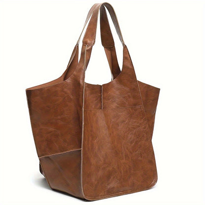 New Simple Women's       Large Capacity Tote for Shopping and Daily Commuting