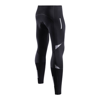 Quick Dry Men's Cycling Pants With Padded Seat - Stretchy Bike Leggings For Comfortable Riding