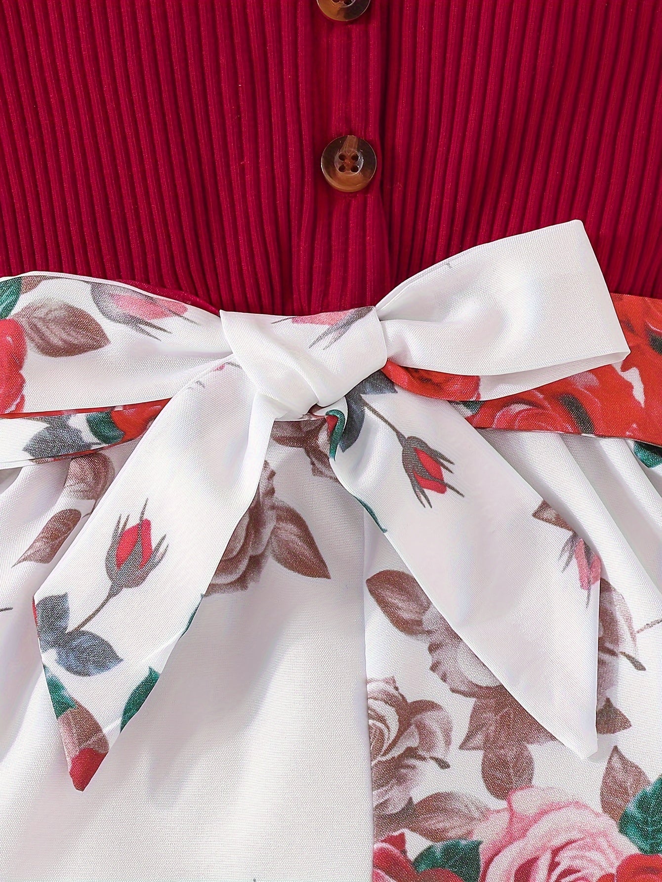 Girls' Summer Casual Floral Print Off-Shoulder Jumpsuit with Adjustable Waist Belt - Lightweight Breathable Shorts for Outdoor Play & Daily Wear, Blue & White Flower Design, Perfect for Weekend Outings, Cute Outfits for Girls