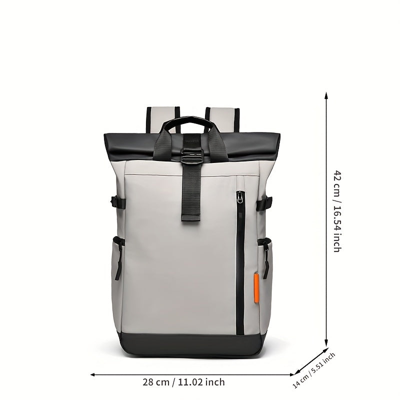 Large Capacity Expandable Laptop Backpack with 39.62cm Laptop Compartment - Heavy-Duty Travel Backpack, Adjustable Padded Shoulder Straps, Zipper Closure - Business, College, Gym, Backpack For Travel, College Student Gear, Se