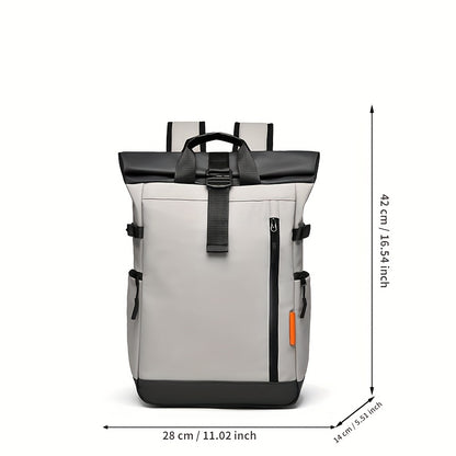 Large Capacity Expandable Laptop Backpack with 39.62cm Laptop Compartment - Heavy-Duty Travel Backpack, Adjustable Padded Shoulder Straps, Zipper Closure - Business, College, Gym, Backpack For Travel, College Student Gear, Se