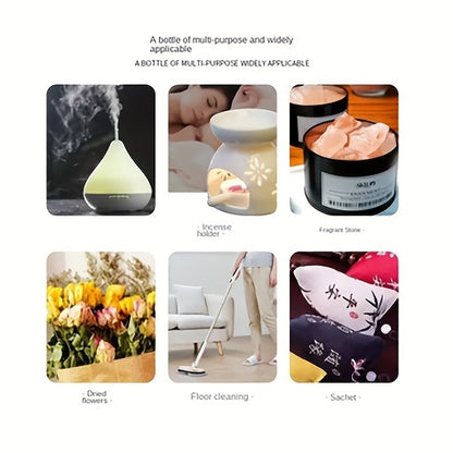 Each - Premium Essential Oil Set for Diffusers, Humidifiers, Candles & Hair Care - Includes Rose, Ocean, Cherry Blossom, Lavender, Jasmine, Sandalwood, Sweet Orange, White Tea, Lemon, Mint, Mini