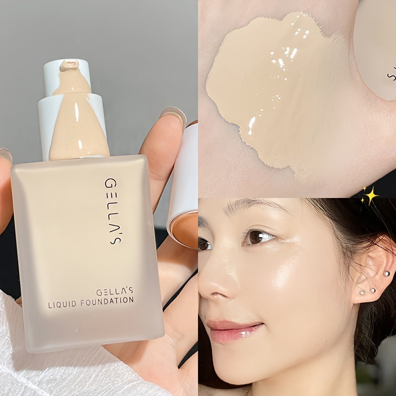 Moisturizing Liquid Foundation Creamy Skin Long Lasting Soft Misty Version Full Coverage Even Skin Tone Foundation Cream