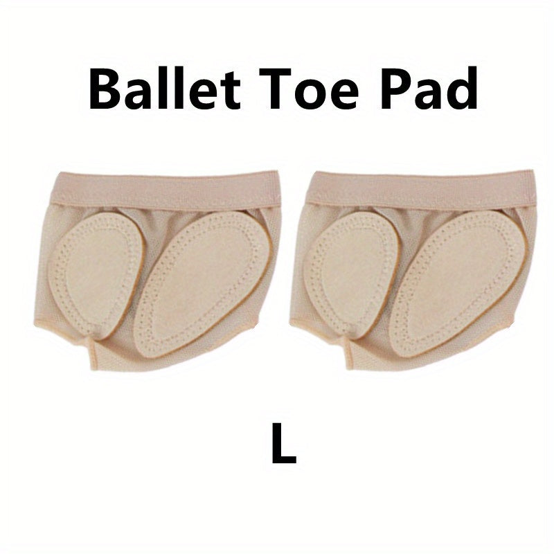 2Pcs Professional Dance Toe Pad Practice Shoes Foot Thong Half Sole Gym Socks Ballet Shoes Pad Woman Foot Care Tools