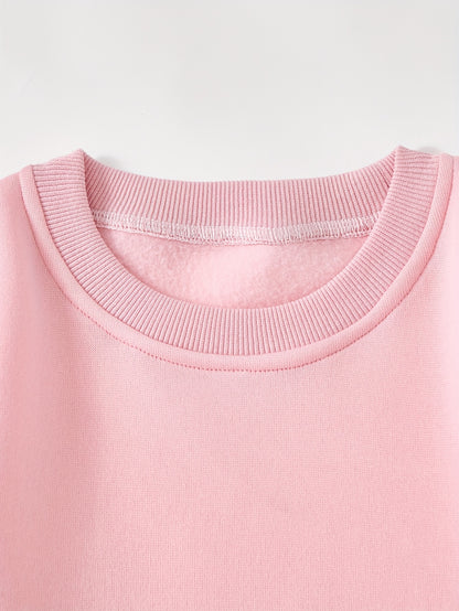 2pcs Disney Stitch Hoodie + Faux Denim Set, Fashionable Pink Sweatshirt & Faux Denim Outfit for Girls, School Uniform Style, Streetwear Casual Fall/Winter Wear, Warm and Comfortable Fit, Perfect for Back-to-School Season, Ide