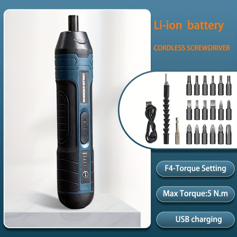 3.6V lithium cordless screwdriver Cordless Electric Screwdriver Set Power Screwdriver 4 torque setting