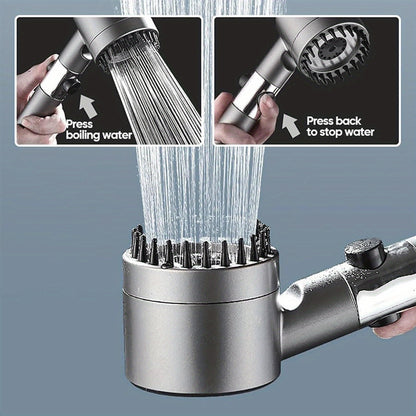 1pc Ion Drops Shower Head, 2025 New Iondrops Filtered Shower Head with Handheld Filtered Shower with Hose Adjustable Settings