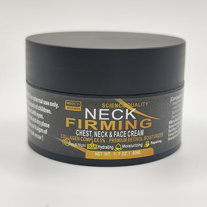 50ml Neck Firming Cream Use On Saggy Or Turkey Neck, Tightener - Collagen & Retinol Skin Tightening Cream - Moisturizer For Neck & Décolleté