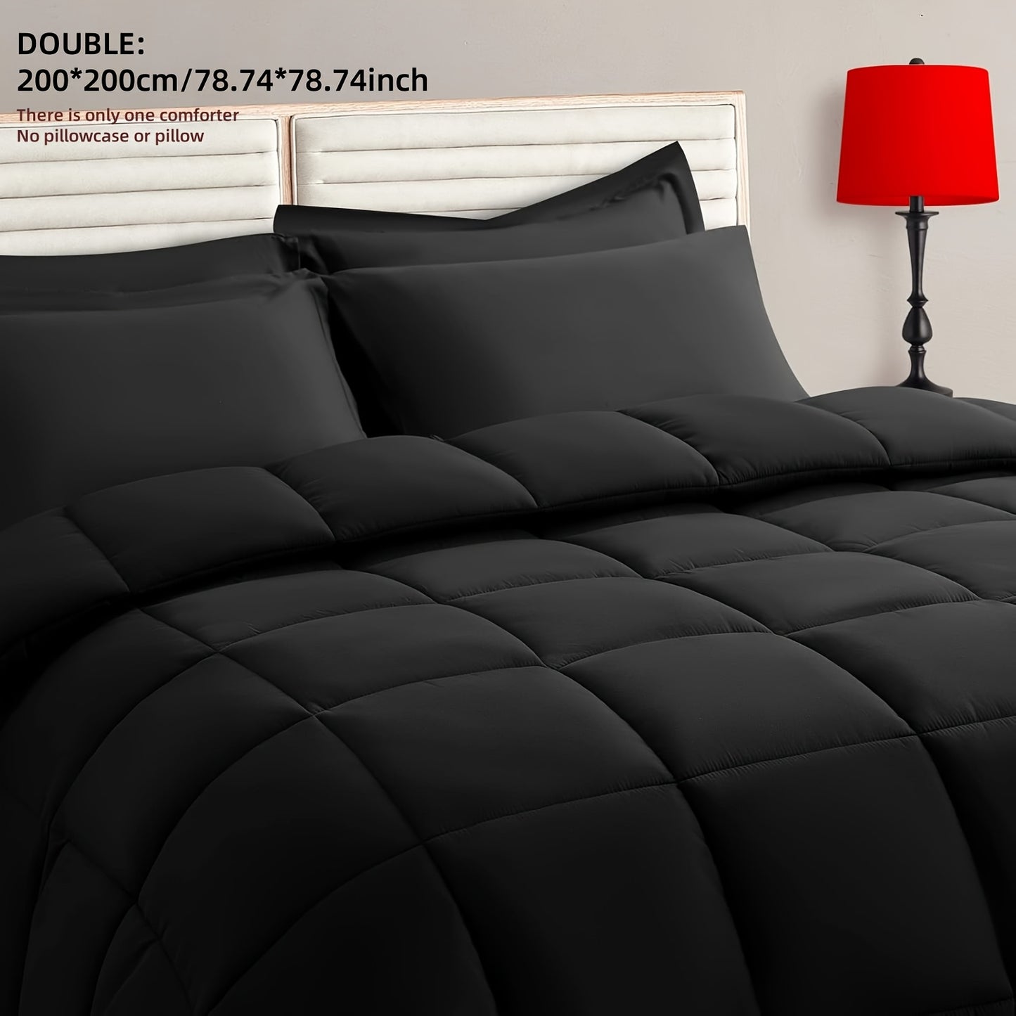 Edredão acolchoado xadrez estilo francês aconchegante - Macio, quente e lavável à máquina para todas as estações.