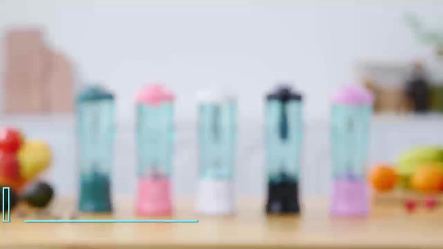 1pc,20oz Portable Blender with USB Rechargeable Battery, Dual Modes for Smoothies and Fresh Juice, Compact Design for On-the-Go Nutrition