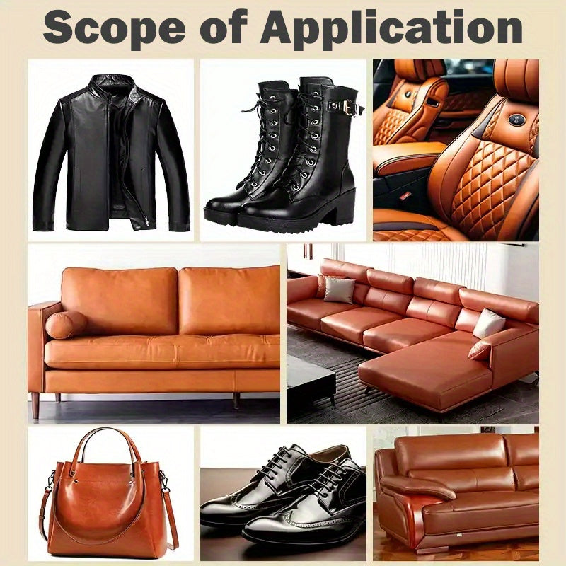 Care and Repair Cream - 500ml Deep Care for Car Seats, Sofas, Jackets, Shoes & Clothing: Enhances Shine, Protects Against Fading, Covers Whitening, Prevents Cracking & Aging