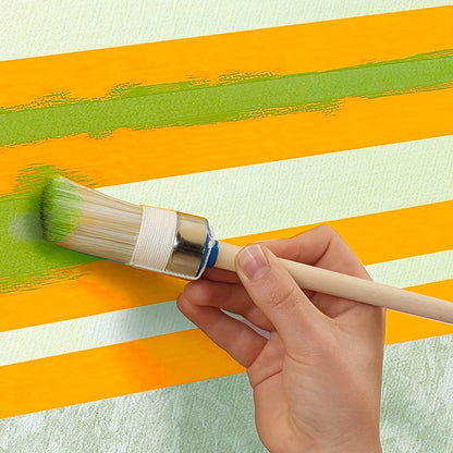 20pcs Orange Painter's Tape, 30mm x 50m - Removable Adhesive for Walls, Automotive, and Home Decoration, No Solvents Needed, Strong Bonding for Concrete Surfaces, Wall Adhesive | Consistent Width | Strong Adhesive