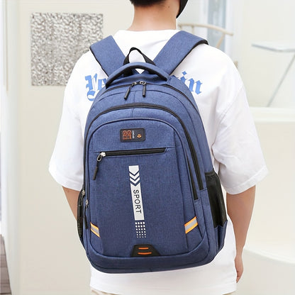 Backpack Men's Leisure Large Capacity Travel Backpack Business Computer Mountaineering Bag Middle School, High School, College Student Schoolbag