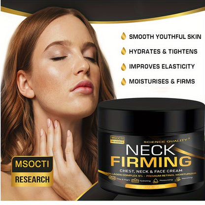 50ml Neck Firming Cream Use On Saggy Or Turkey Neck, Tightener - Collagen & Retinol Skin Tightening Cream - Moisturizer For Neck & Décolleté