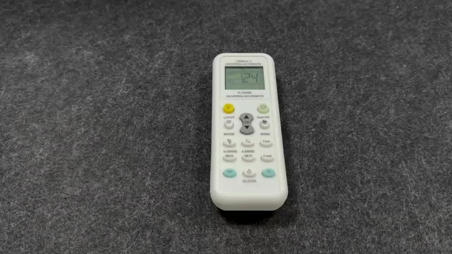 Universal A/C Remote Control - Compatible with Multiple Brands and Models - Easy Temperature Control and Energy Savings, Air Conditioner Remote, Remote Air Condition Control, Air Conditioner Remote Control, Energyefficient Co