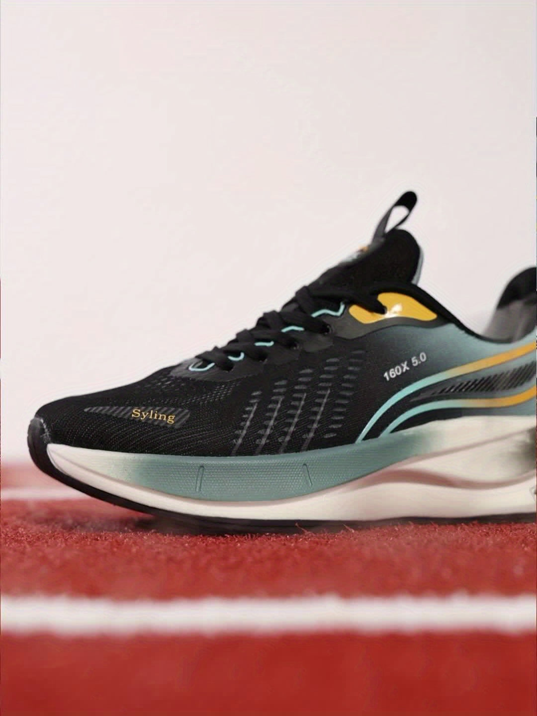 Men'S High-Performance Running Shoes - All-Season Breathable Athletic Sneakers with Carbon Plate Speed Stabilization, Training & Competition Soft Sole, Suitable for All Adults, Athletic Footwear, Sleek Sporty Design, Durable