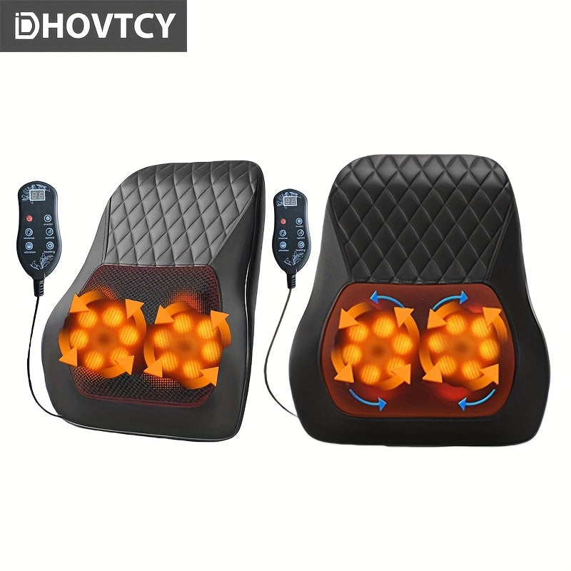 DHovtcy Full Body Massager with Heat – 3 Massage Modes, 2 Levels, 3D Kneading for Deep Tissue & Muscle Relaxation, Portable Design for Home Use, White & Black Options, Muscle Massager, Modern Aesthetic, Durable Construction