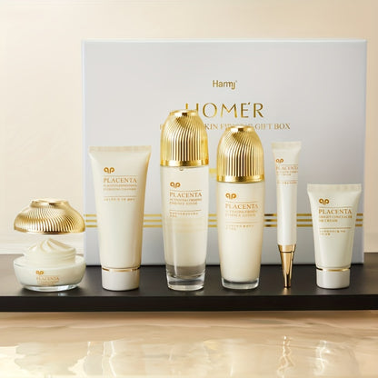 Sheep Placenta Active Plastic Firming Facial Skin Care Gift Box Moisturizing And Hydrating Skin Care Set, Prevent Dryness And Cracking