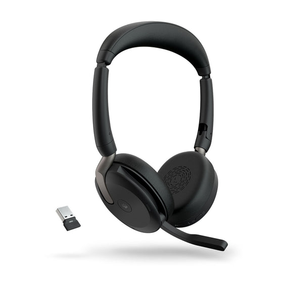 Auriculares Bluetooth com microfone Jabra Evolve2 65 Flex Preto