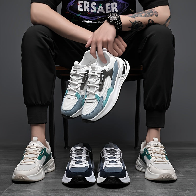 Sapatos desportivos casuais para homem estilo "dad shoes"