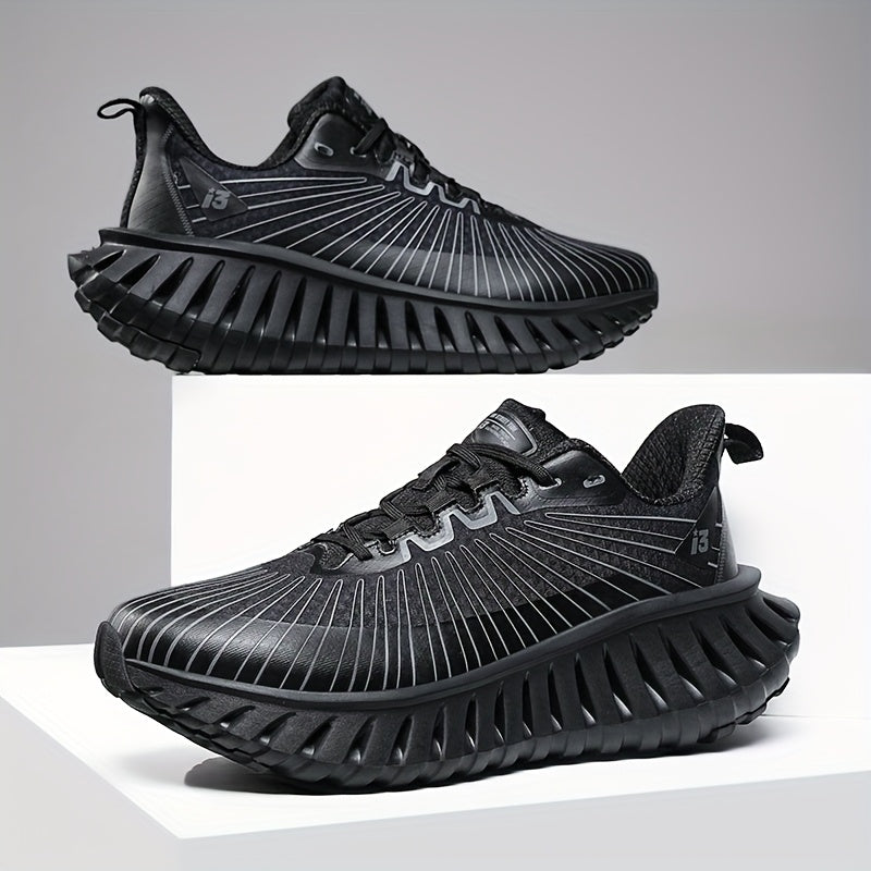 Men'S Breathable Mesh Running Sneakers - Lightweight, Non-Slip, Durable Hiking & Fitness Shoes with Air Cushion for Indoor/Outdoor Use, Gray & Green Design, Casual Athletic Footwear | Modern Sneakers | Breathable Mesh Uppe