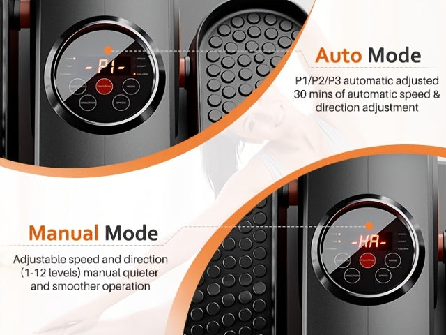 Actflame Under Desk Elliptical Machine, Electric Seated Pedal Exerciser for Seniors Fully Assembled,  Stepper Sitting Leg Exerciser with Remoter, 12 Level Speed Forward & Reverse Direction, Manual & Auto Mode for Home Office,