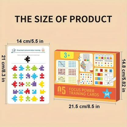 Conjunto de Caderno Mágico Reutilizável com 64 Páginas | Desenvolvimento Cerebral Integral, Controlo da Caneta e Atividades Educativas de Desenho | Aprenda a Escrever com Papel | Páginas Coloridas | Presente para o Regresso às Aulas