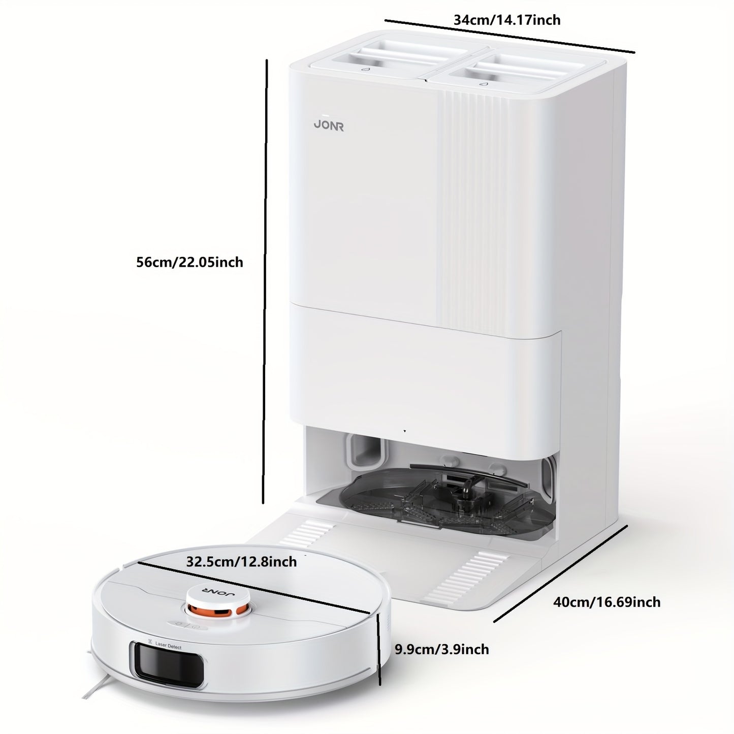 JONR Smart Sweeping Robot P20 Pro Fully Automatic Cleaning And Mopping Robot Halloween Christmas Gift Black Friday 10000PA