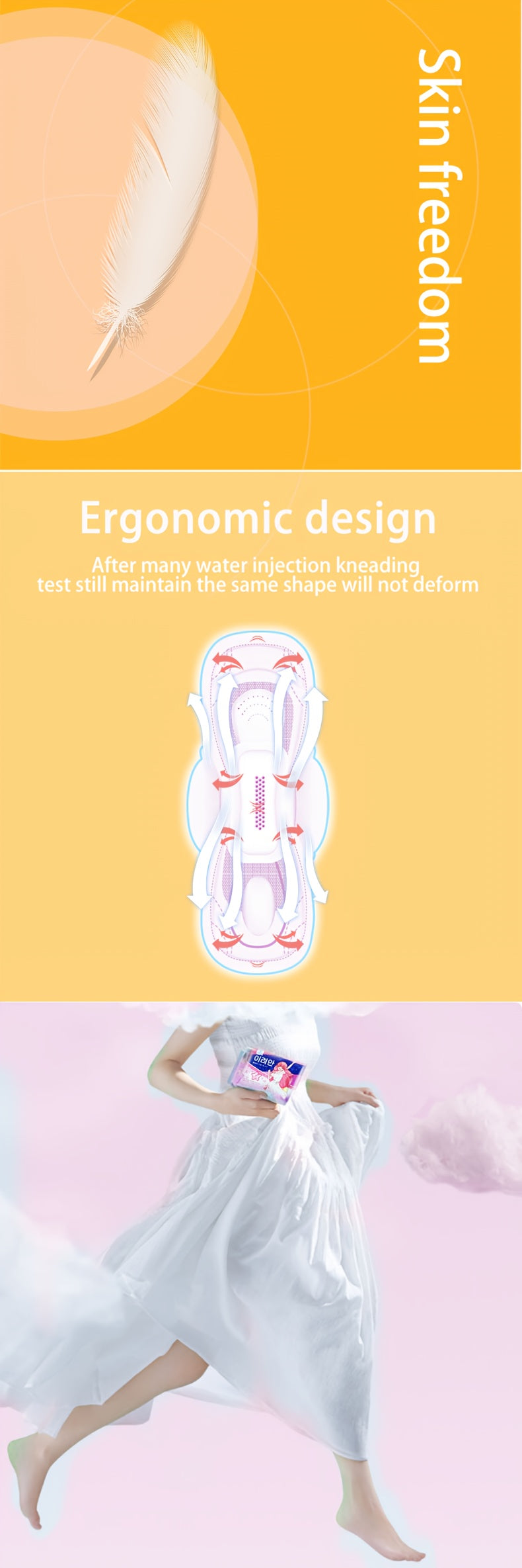 54/108pcs of Feminine Pads, 155Mm Ultra-Thin And Leak-Proof, Soft And Comfortable Without Fragrance, Menstrual Products for Women.