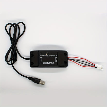 MIXIYOU Smart Garage Door Opener Controller with Sensor - WiFi & RF433MHz Receiver, Alexa & Home Compatible, App-Controlled Door Opener with Motion Sensor, Voice Command, Smart Home Automation, Compatible with  Alexa, Assista