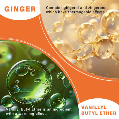 Warm Cream Designed for The Abdomen, Thighs, Buttocks, And Arms - a Body Massage Cream That Firms And Hydrates The Skin, Appropriate for Both Men And Women.