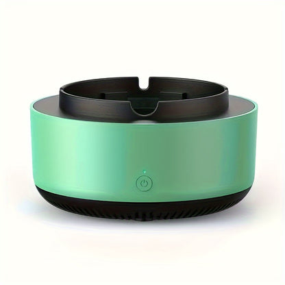 Smart Ashtray Air Purifier - Instant Odor Elimination, Battery-Powered (AA Batteries Not Included), Perfect for Home & Gifts