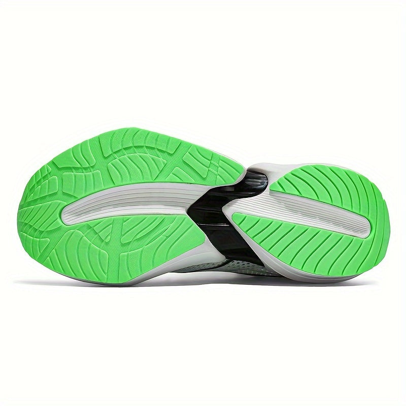 Ténis Slip-On para Homem - Calçado de Corrida Respirável com Estampado Geométrico e de Letras para Ginásio e Uso Casual