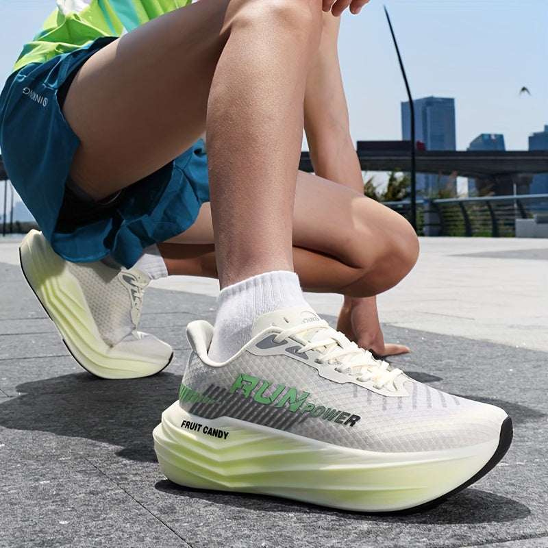 Men's Lightweight Breathable Running Shoes - Stability Low-Top Design with Durable Rubber Sole for Road, Trail & Gym Training - All-Season Comfort, Extended Sizes, Unisex-Friendly (Black/Orange), Fitness Footwear, Sleek Sport