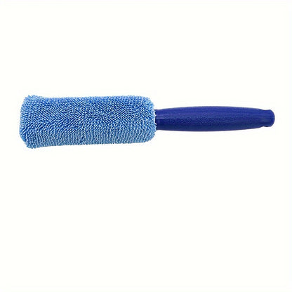 Car Wash Portable Microfiber Wheel Tire Rim Brush Car Wheel Wash Cleaning For Car With Plastic Handle Auto Washing Cleaner Tools