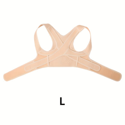 Adjustable Posture Brace with Thoracic Lumbar Support - Back, Hunchback & Round Shoulder, Comfortable Body Support Belt for &, Ideal for Scoliosis, Osteoporosis (Black)