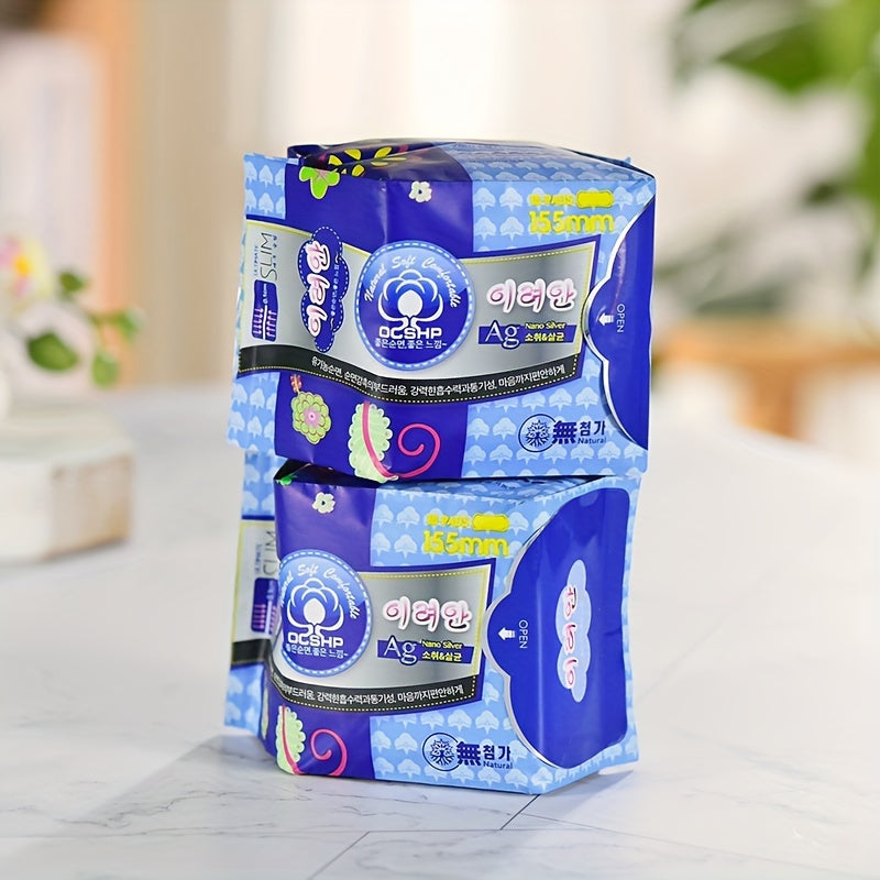 54/108pcs of Feminine Pads, 155Mm Ultra-Thin And Leak-Proof, Soft And Comfortable Without Fragrance, Menstrual Products for Women.
