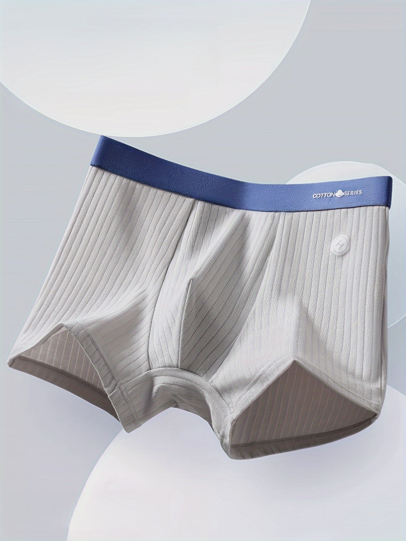 4pcs Men's Underwear, Cotton Breathable Soft Comfy Skin-friendly Stretchy Boxer Briefs Shorts, Perfect For Everyday Wear