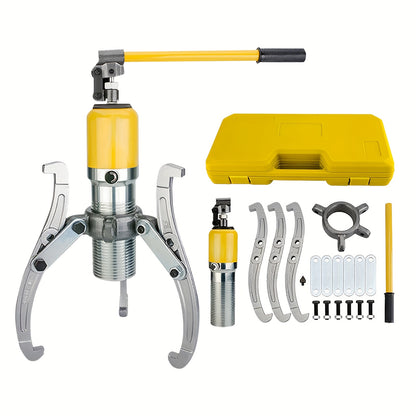 20T Manual Hydraulic Puller Hydraulic Wheel Hub Puller Hydraulic Gear Puller for Pulling Shafts Flanges Gears Pulleys Flywheels Bearing Chucks Apart
