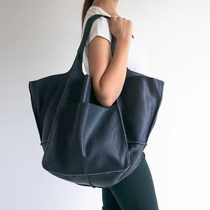 New Simple Women's       Large Capacity Tote for Shopping and Daily Commuting