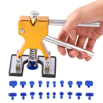 Paintless Dent Repair Kit - Car Dent Removal Tool with Tabs - Minor Dent Removal and Body Damage Fix for Vehicle Car.