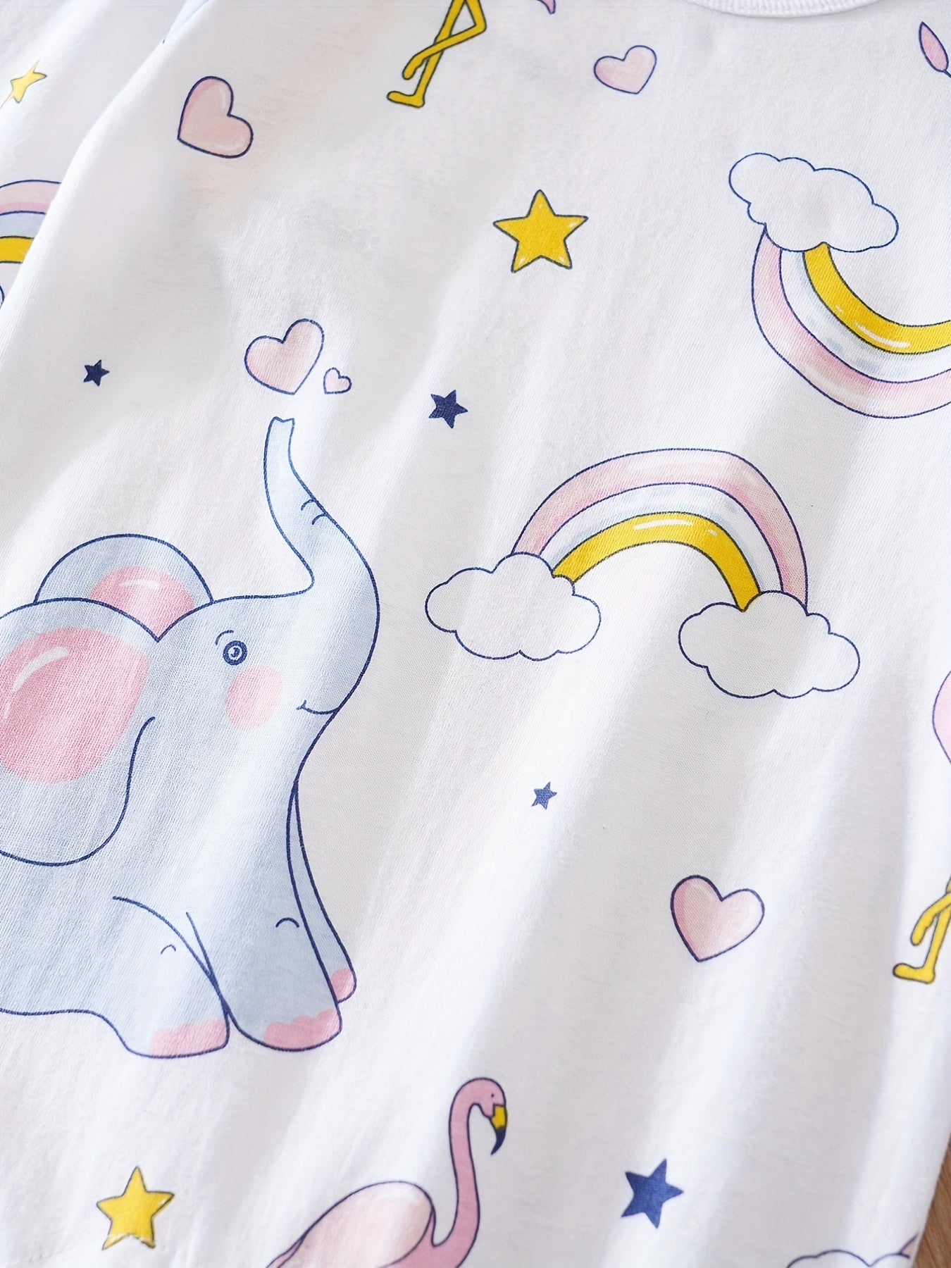 Baby Cute Cartoon Koala Long Sleeve Crew Neck Rompers