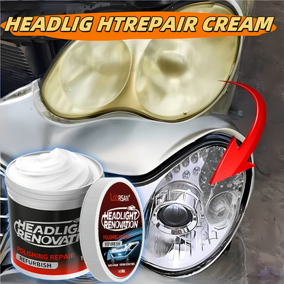 Premium Car Headlight Restoration Kit – Fixes Yellowing, Haze, Oxidation & Scratches for Safer Driving