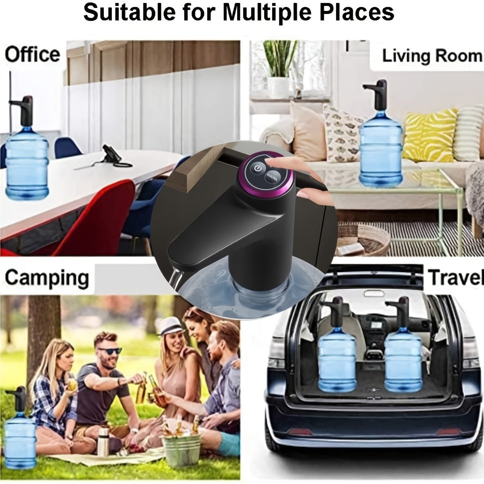 18.93 L Water Jug Dispenser, Portable Water Bottle Pump For 7.57-18.93 L Drinking Water Pump USB Charging Water Dispenser