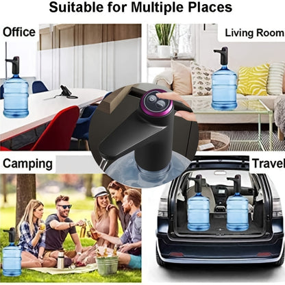 18.93 L Water Jug Dispenser, Portable Water Bottle Pump For 7.57-18.93 L Drinking Water Pump USB Charging Water Dispenser