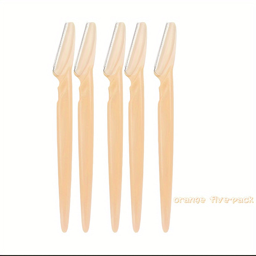 3-24pcs Eyebrow Razor Shaper Set, Facial Hair Remover Trimmer Grooming Kit for Women And Men, Stainless Steel, Non-Electric, No Battery Needed, with Various Colors for Versatility