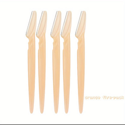 3-24pcs Eyebrow Razor Shaper Set, Facial Hair Remover Trimmer Grooming Kit for Women And Men, Stainless Steel, Non-Electric, No Battery Needed, with Various Colors for Versatility