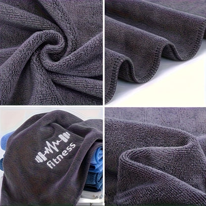 1pc/2pcs Quick-Drying Towel, Super Absorbent, Large Size, Perfect for Bathroom, Gym, Running, Swimming, Cycling. Sports Towel That Can Be Hung Or Laid on Fitness Equipment, Sweat Towel