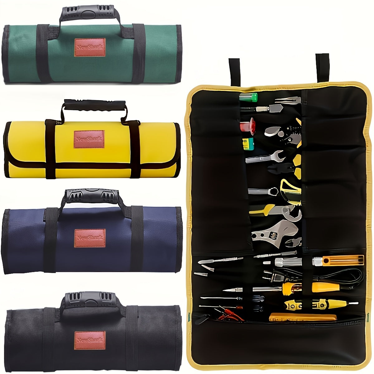 Nylon Carrying Bag Reel Type Tool Kit Electrician Tool Insert Bag Canvas Oxford Cloth Tool Kit Tool Bag Hardware Tool Kit